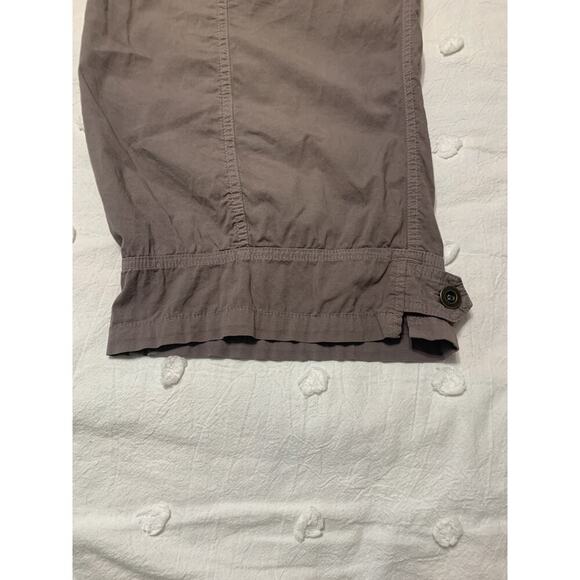 Fresh Produce Womens Brown Capri Cargo Hiking Outdoors Pants Sz Large Gorpcore - Picture 7 of 12
